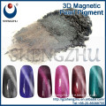Cat eye magnetic powder 3D effect pigment